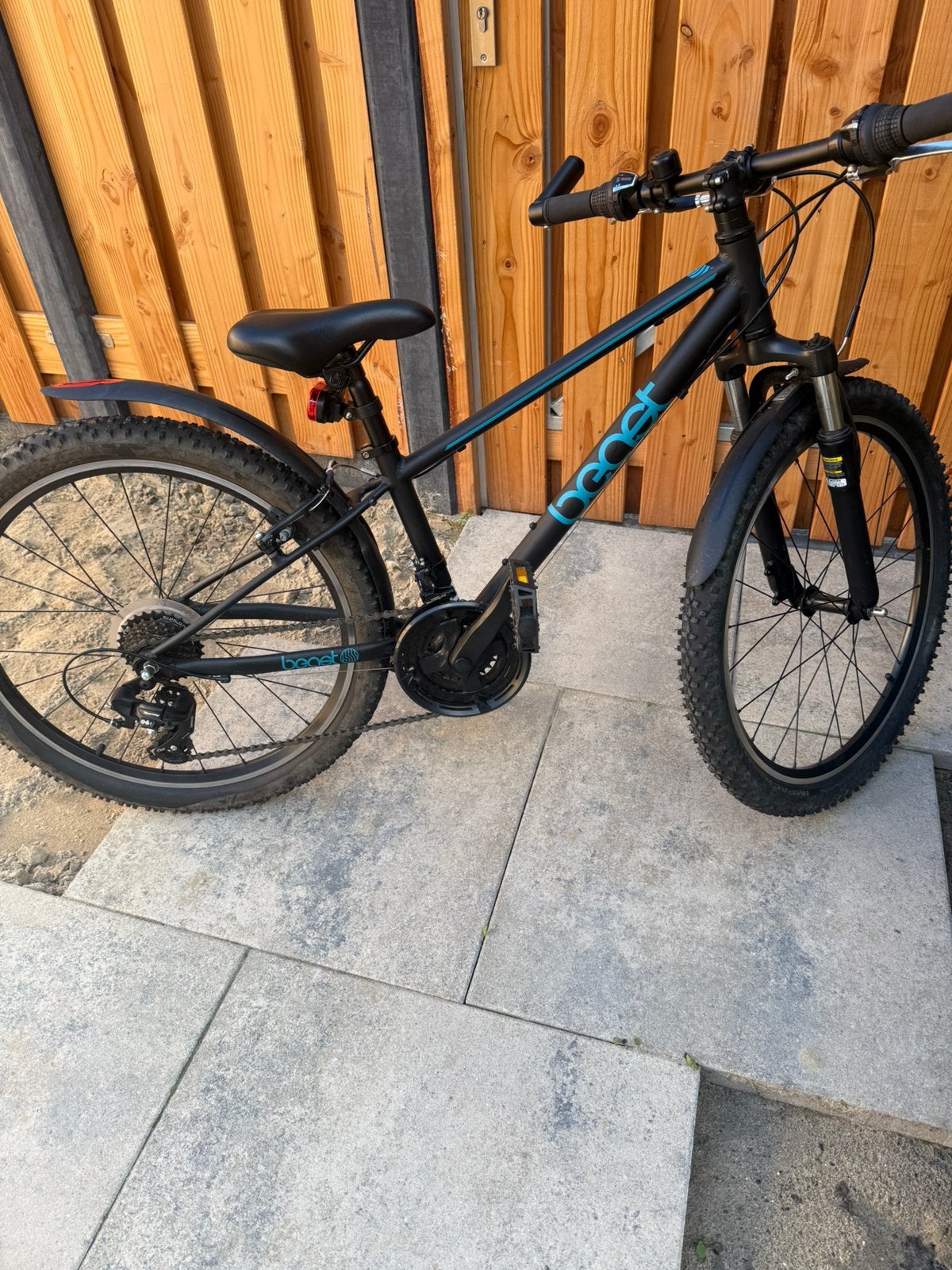 Beast Zwart/ Blauw 24” Jongens fiets, Minder dan 45 cm, Ophalen of Verzenden, Zo goed als nieuw, Overige merken
