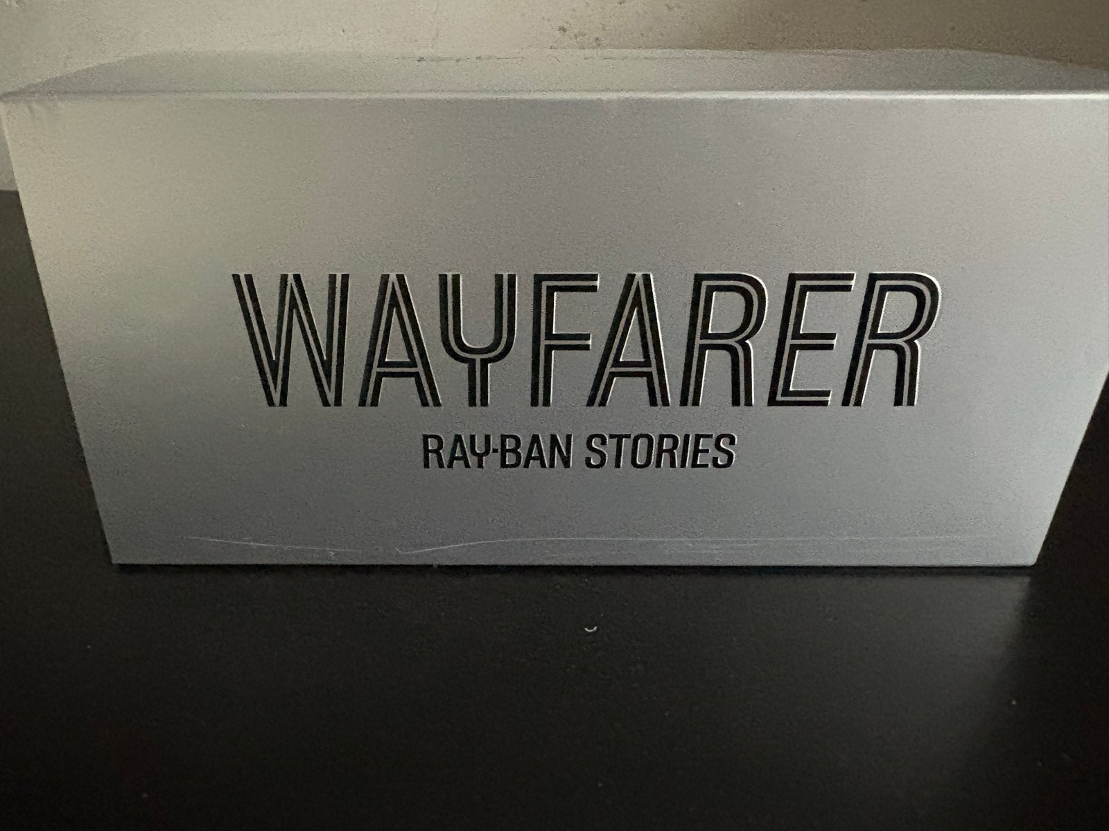 Ray-Ban Stories Wayfarer, Zonnebril, Zwart, Ophalen of Verzenden, Zo goed als nieuw