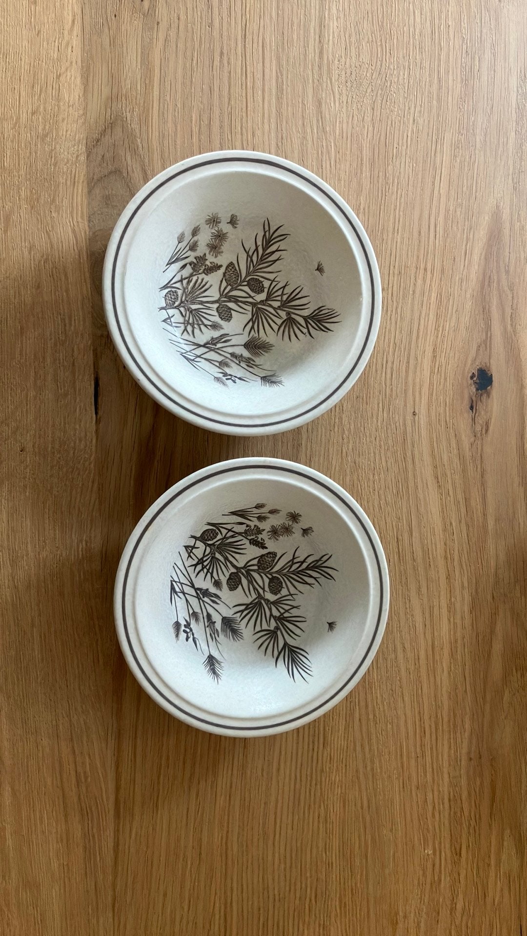 2 Pinewood schaaltjes €10,-, Ophalen of Verzenden, Zo goed als nieuw