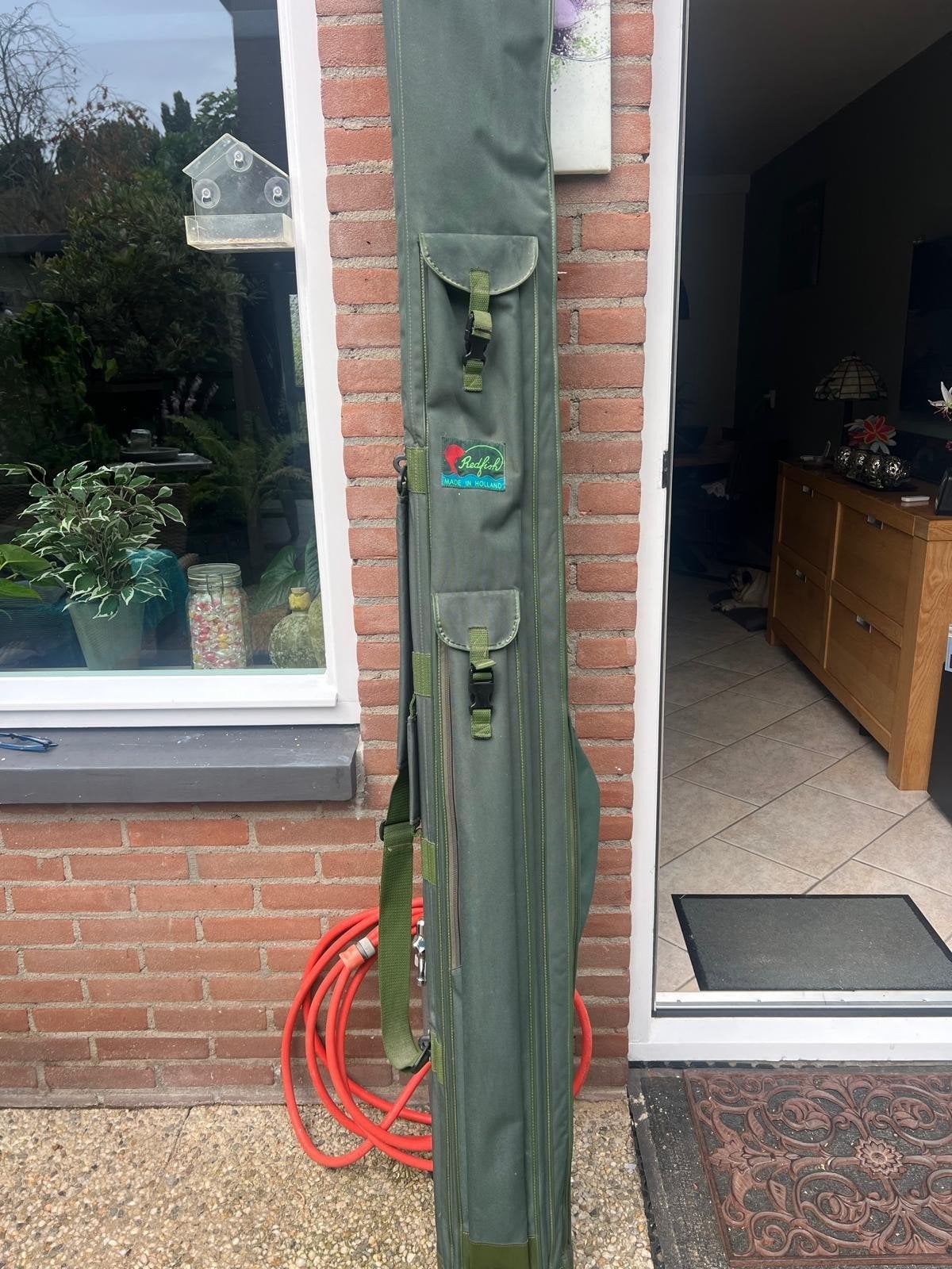 Karperhengels met foudraal en nieuwe visdraad, Watersport en Boten, Hengelsport | Karpervissen, Ophalen