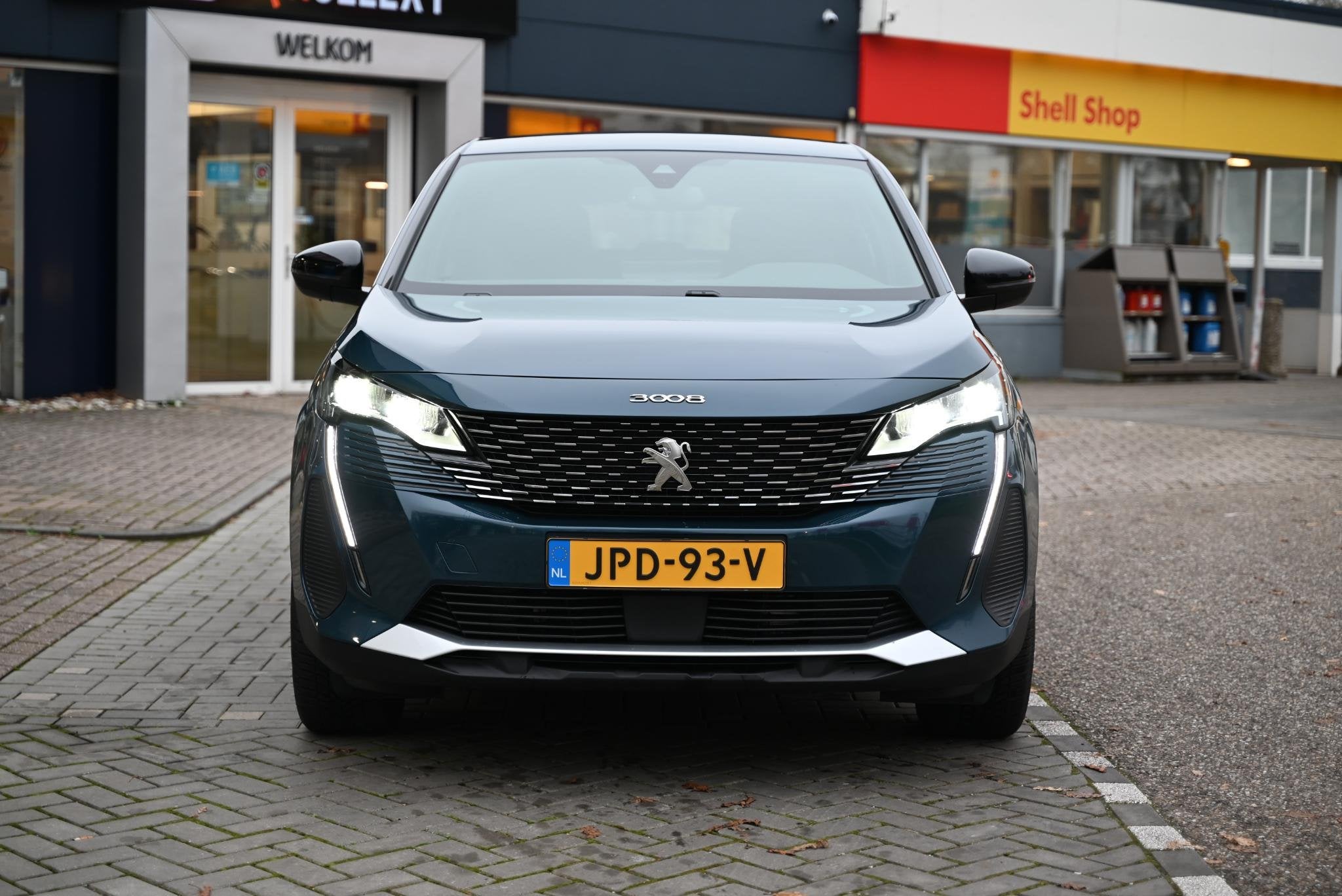 Peugeot 3008 1.6 HYbrid 225 Active Pack Business achteruitri, Auto's, Stof, Euro 6, Blauw, Hybride Elektrisch/Benzine