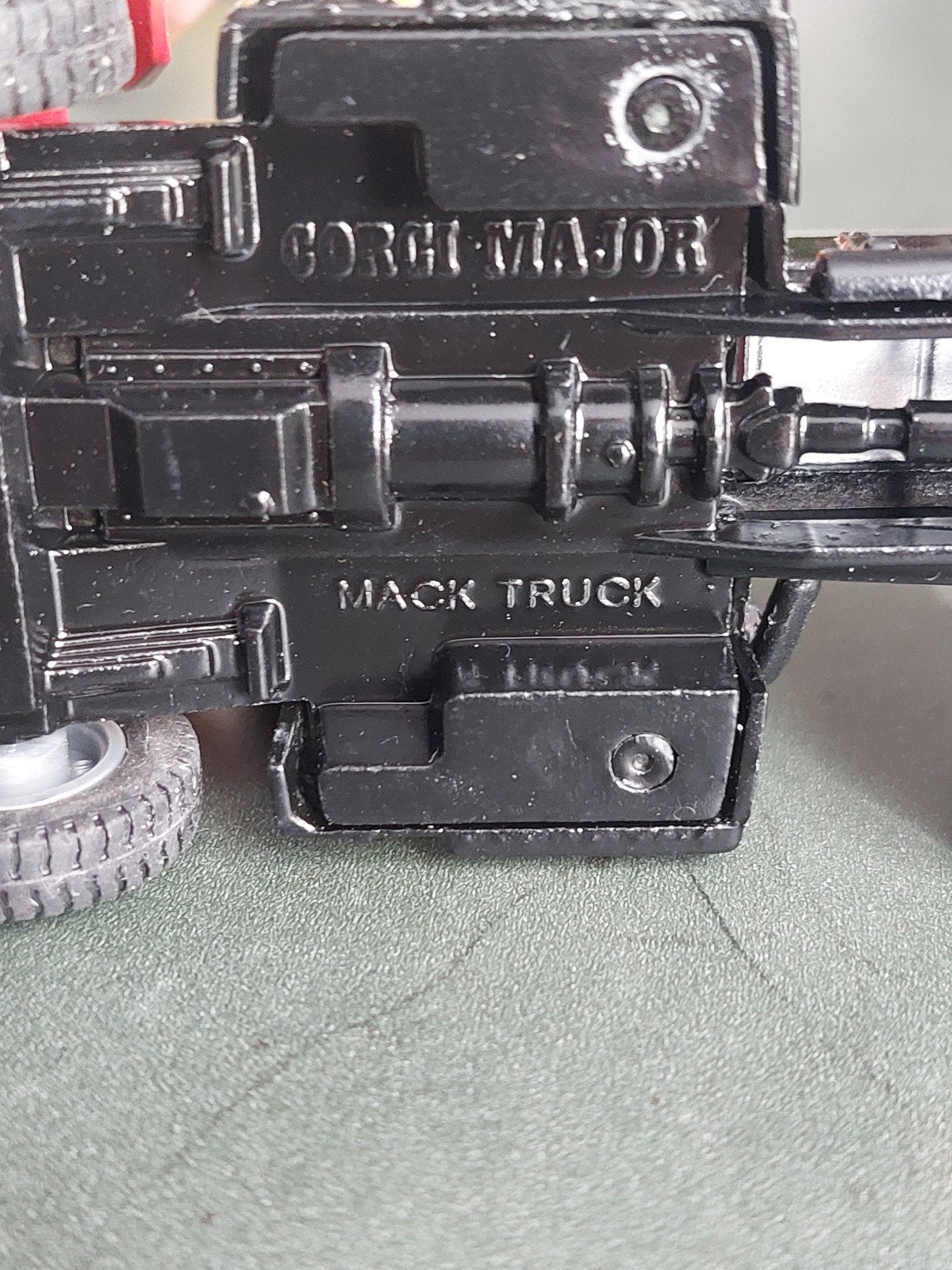 Corgi Major Mack Truck - Rode Speelgoedvrachtwagen, Ophalen of Verzenden, Gebruikt