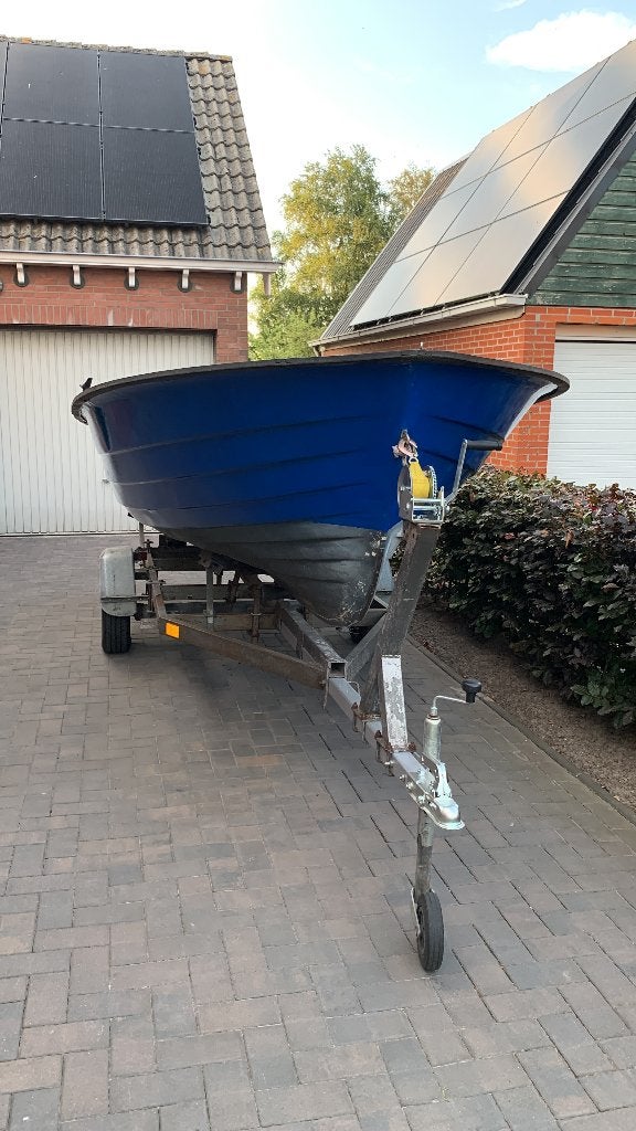 Rana 17  met Yamaha 15pk viertaktmotor, Watersport en Boten, Overige merken, Gebruikt, Buitenboordmotor, Trailer