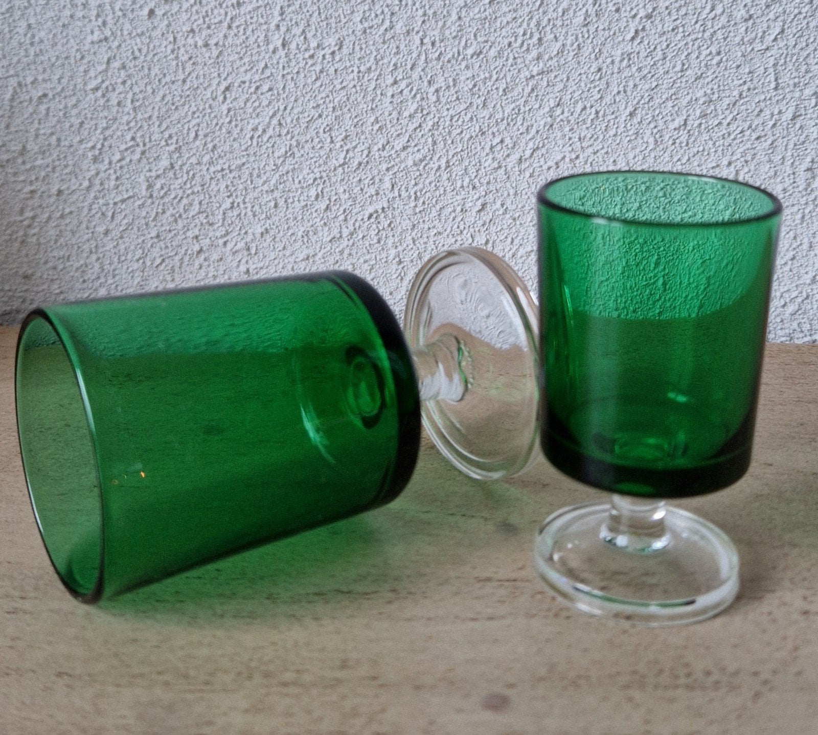 2 Borrelglaasjes, Verzamelen, Ophalen of Verzenden, Gebruikt, Borrel- of Shotglas