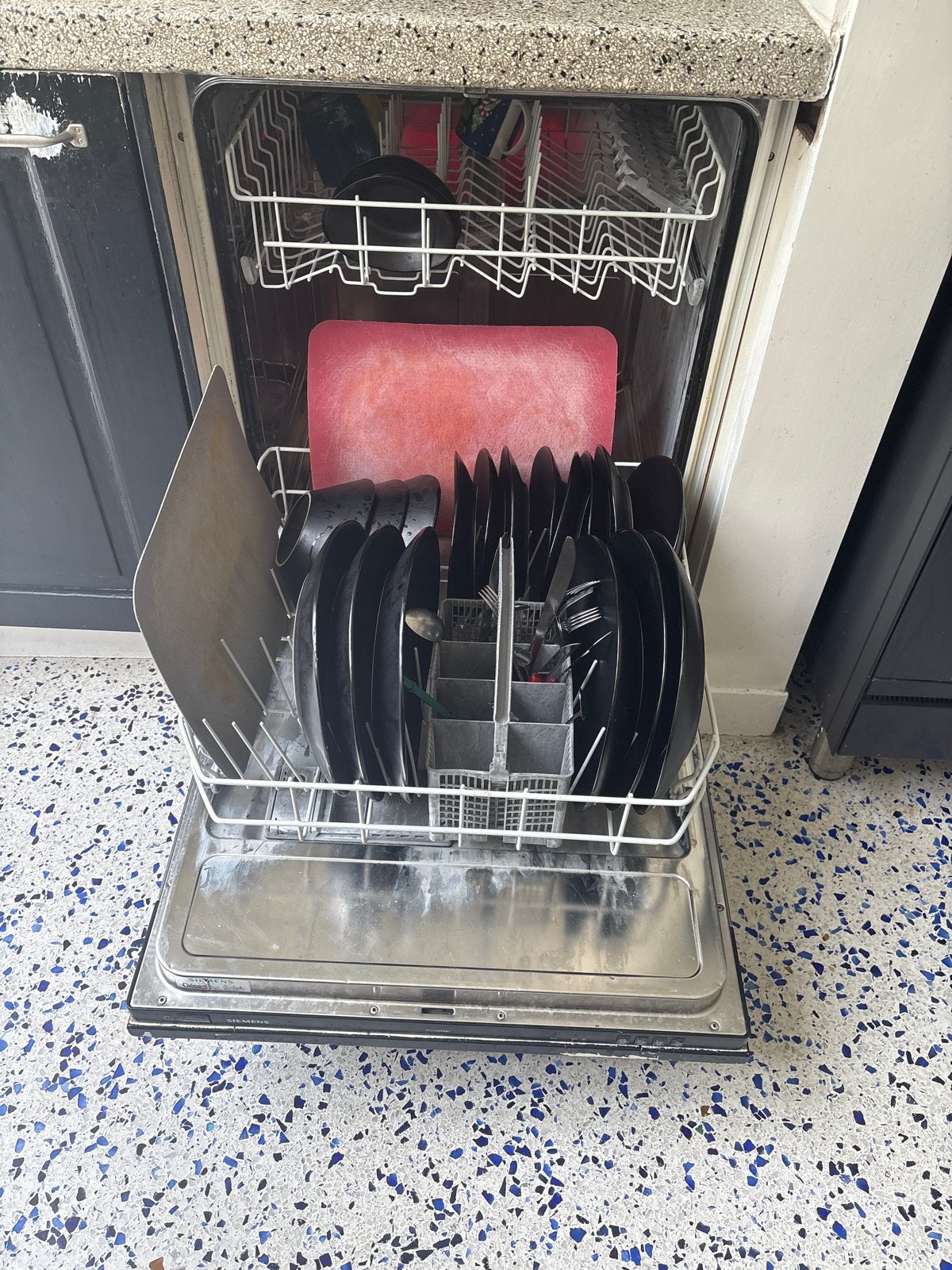 Siemens vaatwasser - Gaat weg ivm verbouwing, Witgoed en Apparatuur, Vaatwasmachines, Ophalen, Gebruikt, 60 cm of meer, Inbouw
