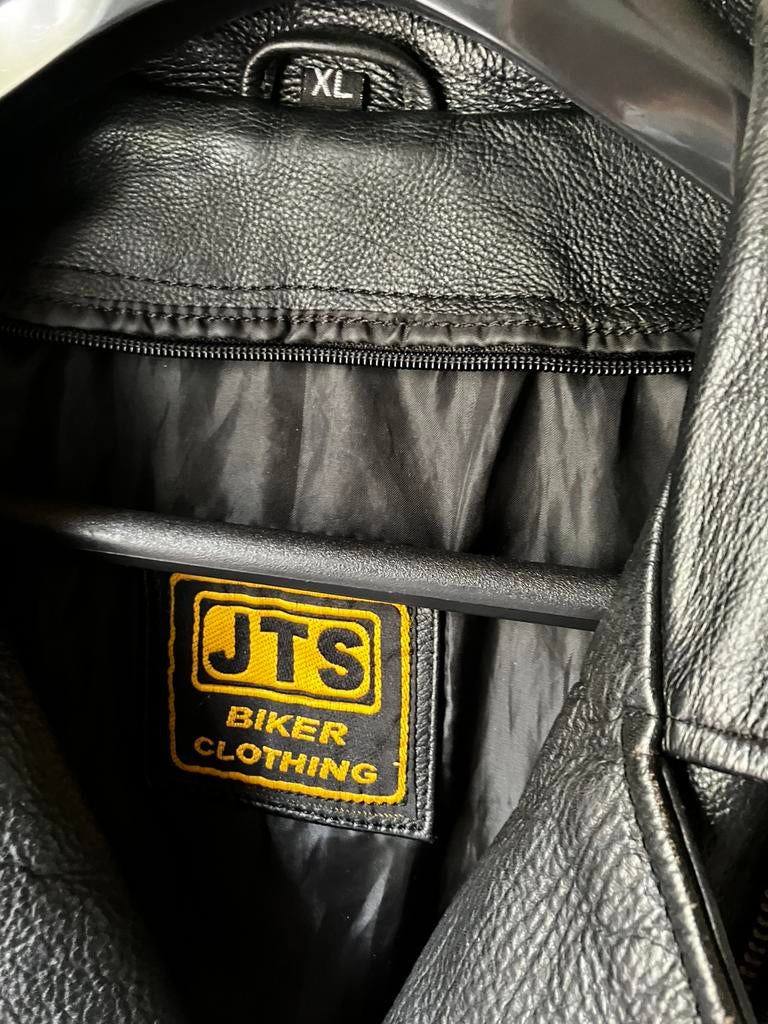 Bikerjasje dames mt XL, valt als eu maat 42, Ophalen of Verzenden, Tweedehands, Dames, Jas | leer