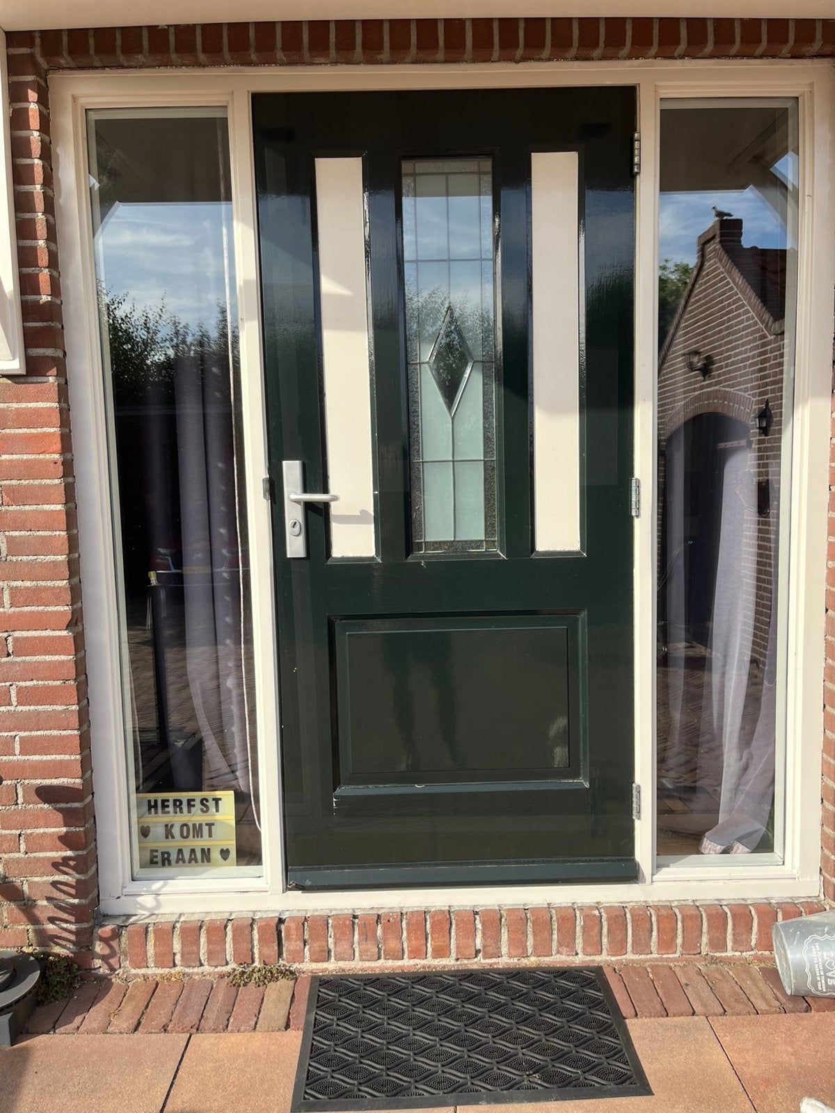 Bruynzeel buitendeur 200 cm x 92,5 cm x 4cm, Doe-het-zelf en Verbouw, Ophalen, 200 tot 215 cm, Hout, Buitendeur