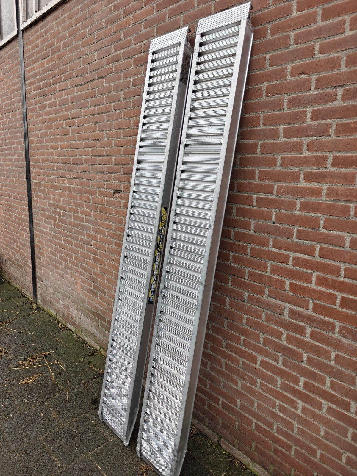 Aluminium rijplaten aanhanger, Ophalen, Zo goed als nieuw