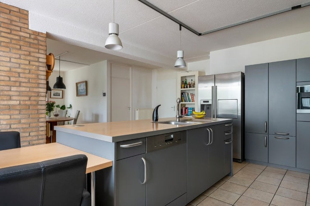 Strakke Moderne Eilandkeuken +Miele Apparatuur+GEDEMONTEERD, Overige typen, Ophalen of Verzenden, Zo goed als nieuw, Met kookeiland