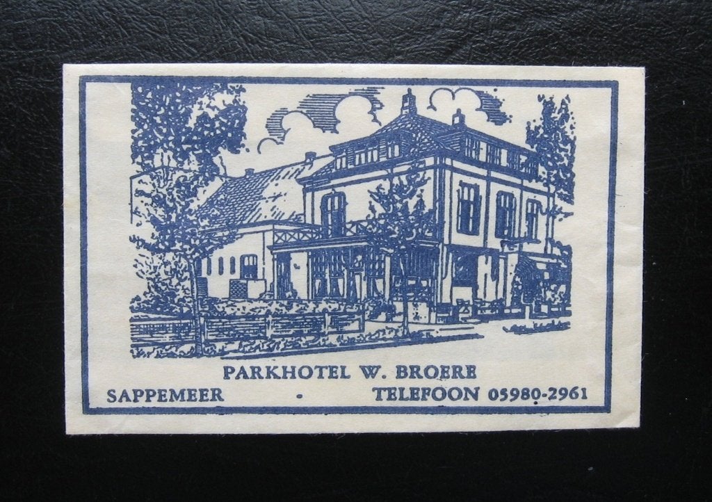 13/3464 Sappemeer - Parkhotel W. Broere, Verzamelen, Verzenden, Nederland