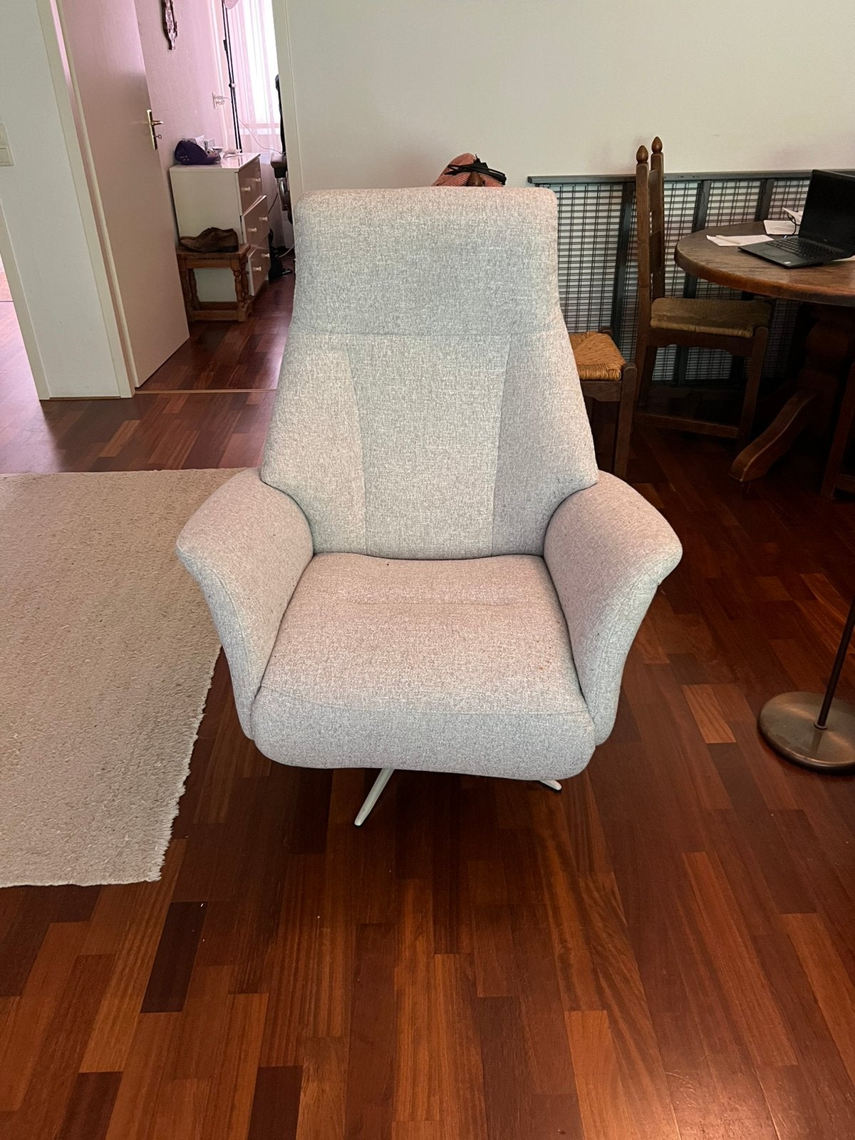 Hessa relaxfauteuil stof casis 196 shell 4 mnd oud, Ophalen of Verzenden, 75 tot 100 cm, Stof, 50 tot 75 cm