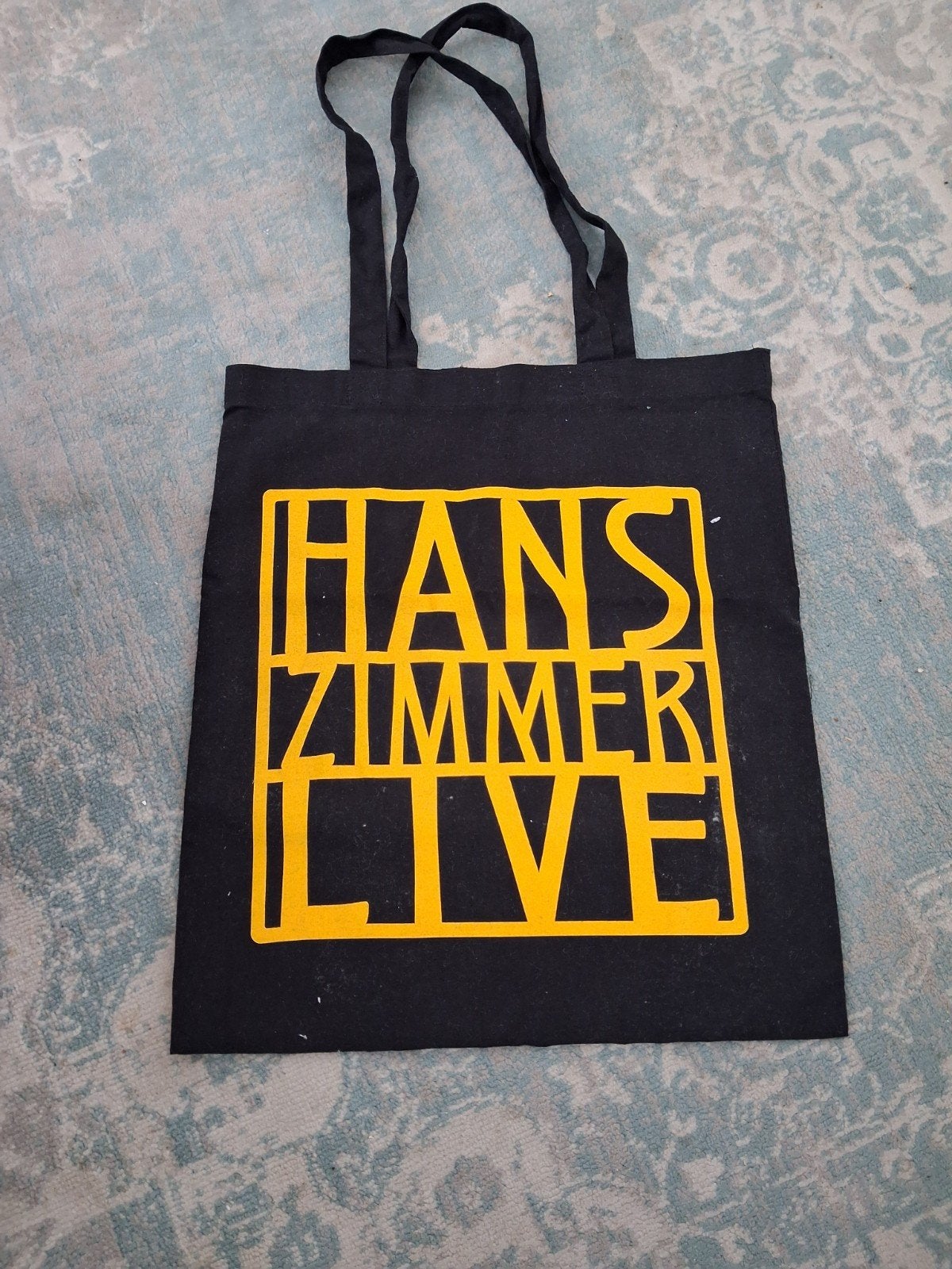 Hans Zimmer Live Tote Bag - Zwart met Geel Logo, Ophalen of Verzenden