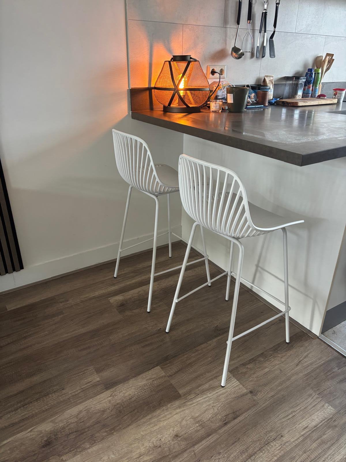 Barkrukken, Huis en Inrichting, Ophalen, Kunststof, Zo goed als nieuw, 90 cm of meer