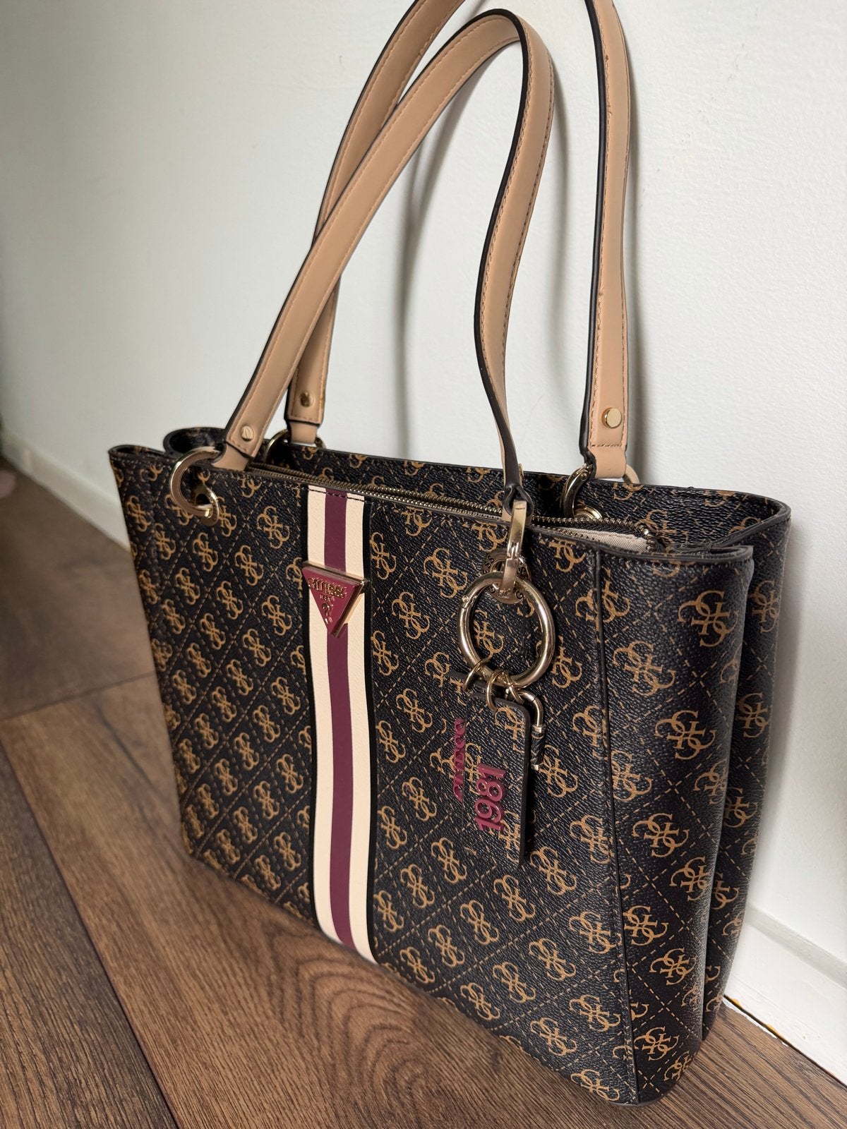 Guess handtas, ongebruikt, Ophalen, Nieuw, Bruin, Handtas