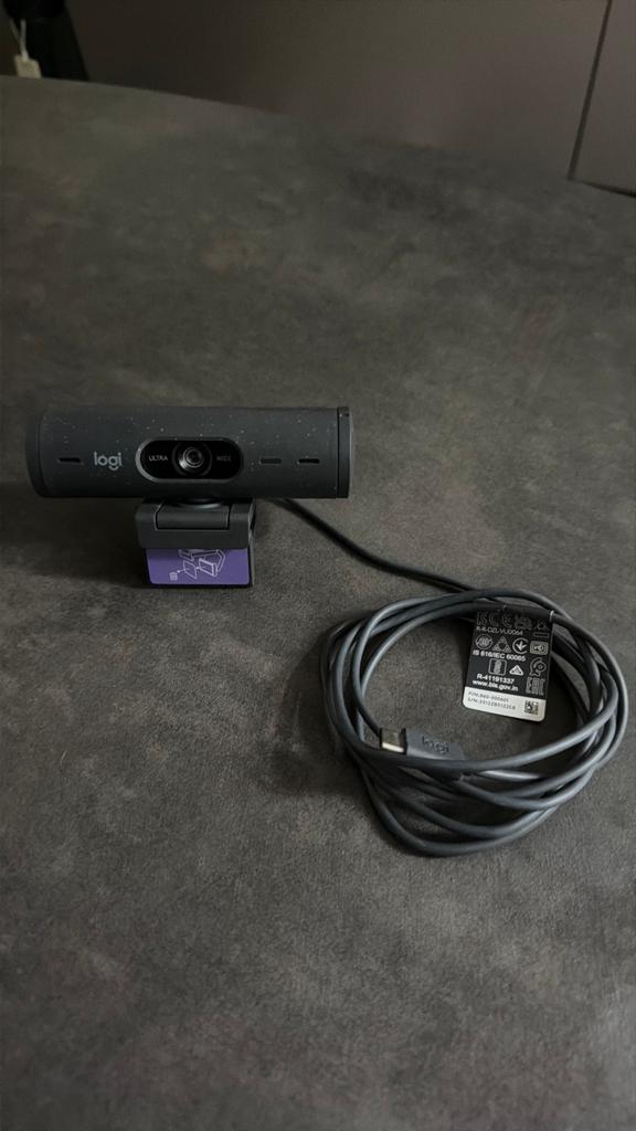 Logitech Brio 505 webcam - Zwart, Computers en Software, Webcams, Zo goed als nieuw, Ophalen of Verzenden