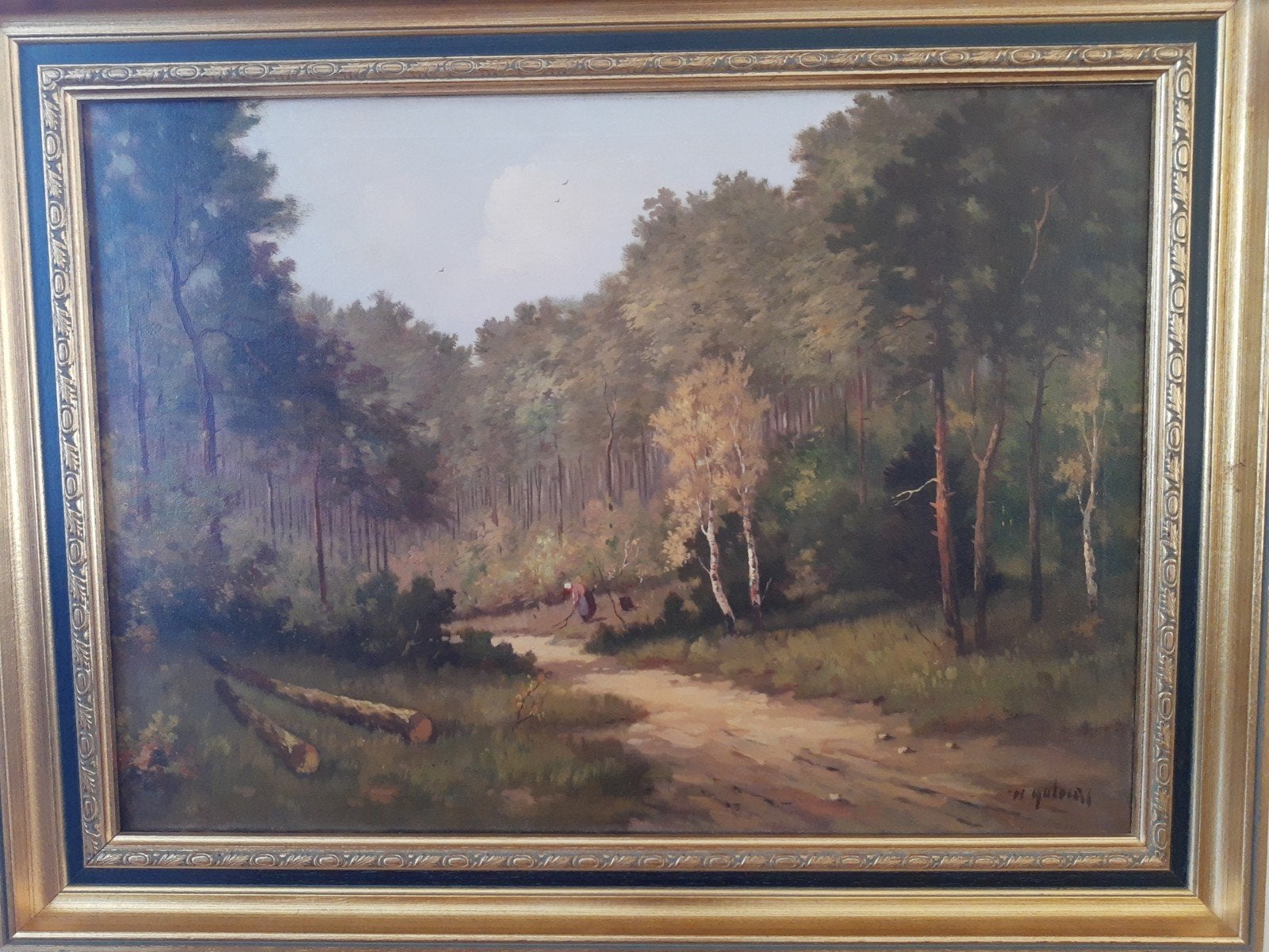 Schilderij Nijmeegse schilder H. Mulder, Ophalen of Verzenden