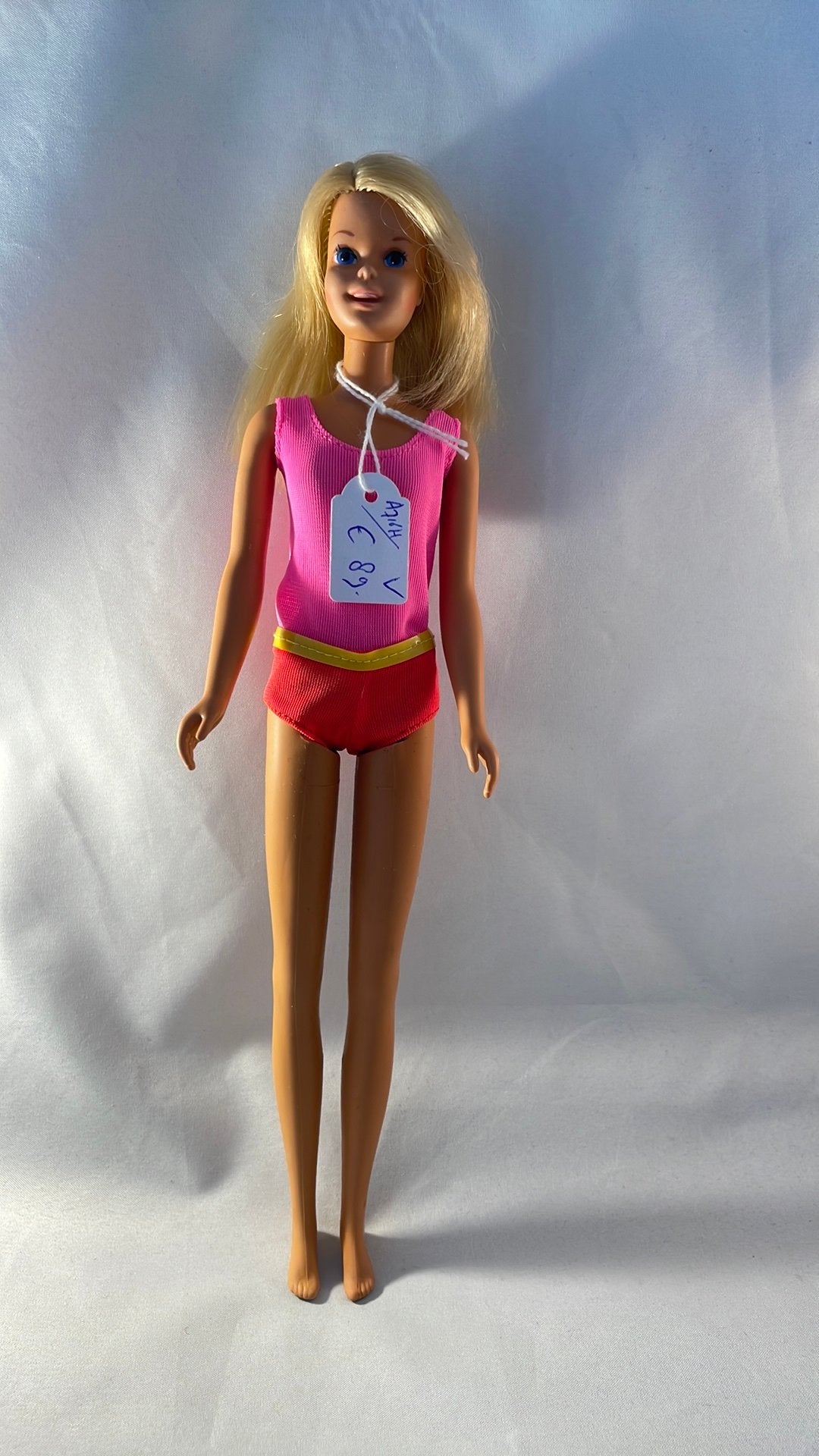 Vintage Barbie Malibu Francie origineel badpak Japan, Gebruikt, Ophalen of Verzenden, Mattel, Xxxxx