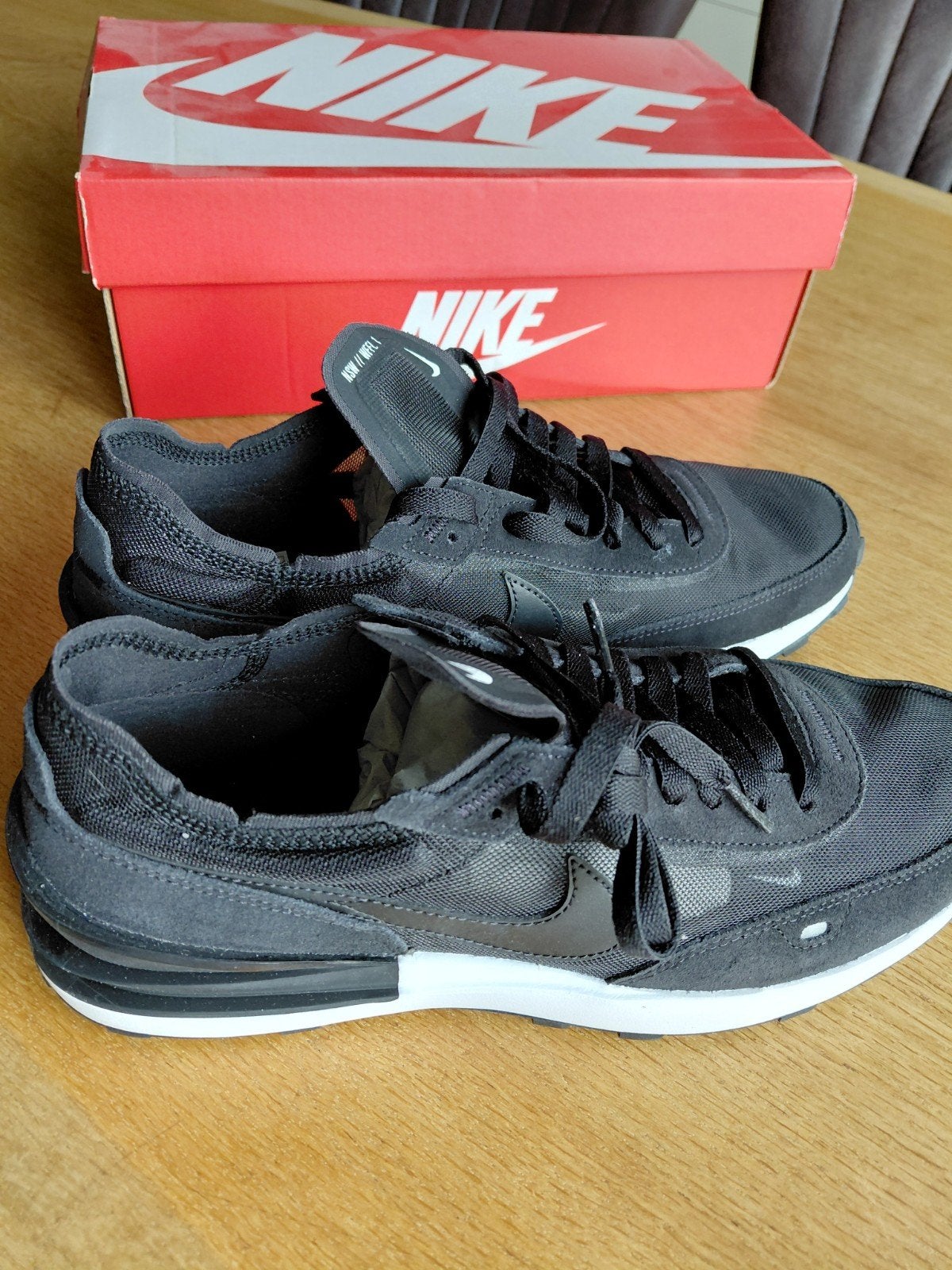 Nike Waffle One Sneakers - Maat 44 - Zwart, Kleding | Heren, Ophalen, Zwart, Nike, Nieuw