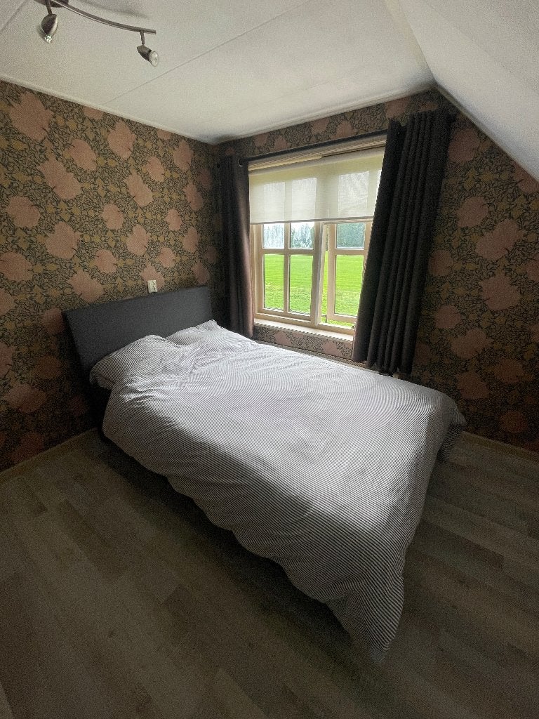 Boxspring/ twijfelaar/ 120x200, Gebruikt, Zwart, Ophalen of Verzenden, Twijfelaar