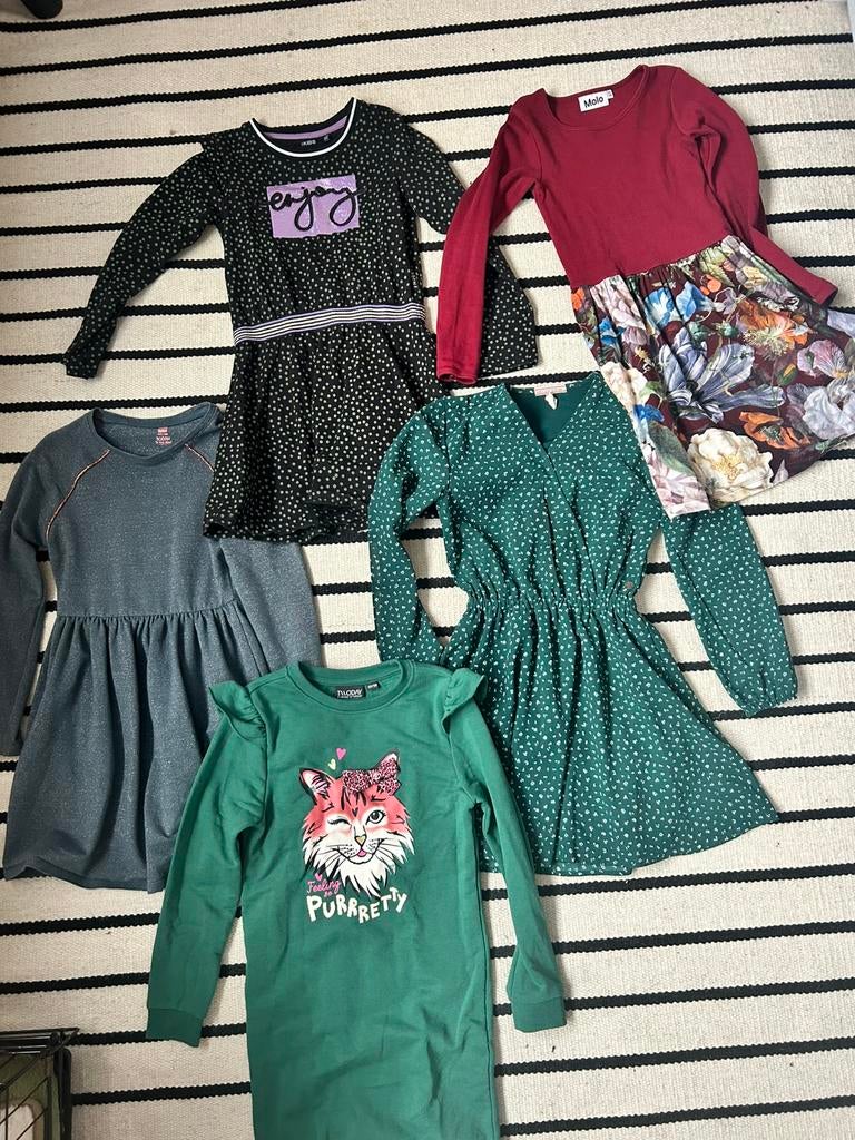 Jurken pakket kleding meisje 122/128 molo america today zgan, Ophalen of Verzenden, Zo goed als nieuw, Maat 128
