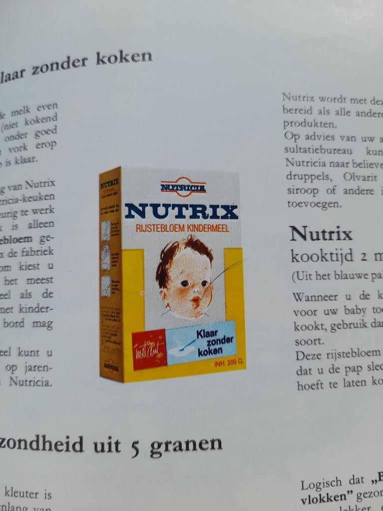Nutrix kindermeel, Ophalen of Verzenden