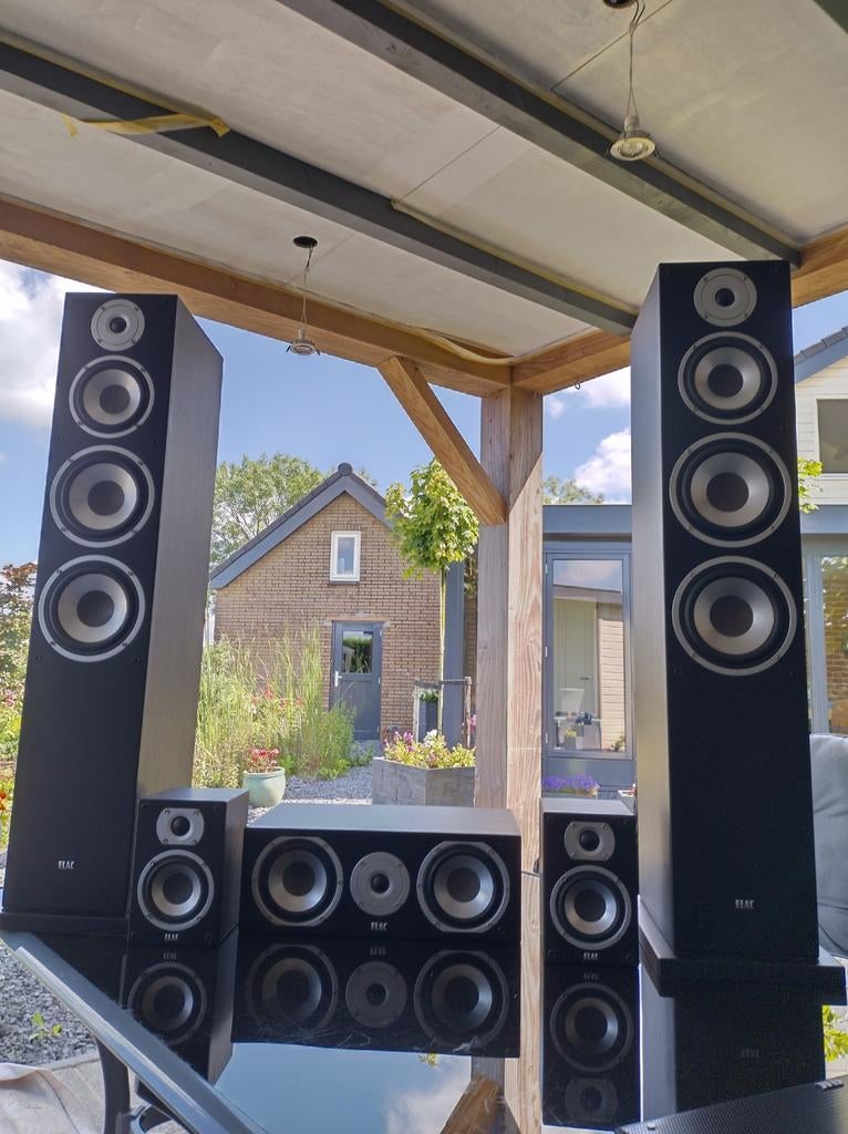 ELAC surround sound set - Zo goed als nieuw!, Audio, Tv en Foto, Luidsprekers, Overige merken, Ophalen of Verzenden, Zo goed als nieuw