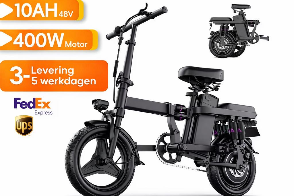 DYU A6 Opvouwbare elektrische vouwfiets e-bike ebike NIEUW