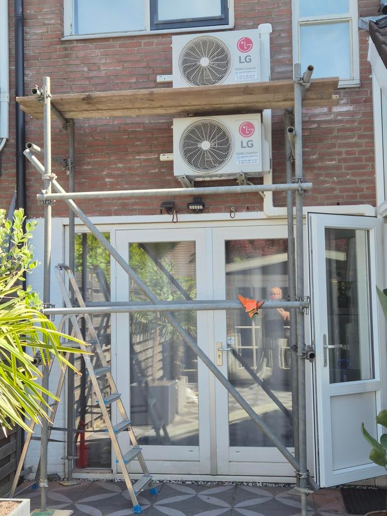 Steiger - Gevelsteiger Compleet!, Doe-het-zelf en Verbouw, Ophalen, Gebruikt, Gevelsteiger, 5 meter of hoger