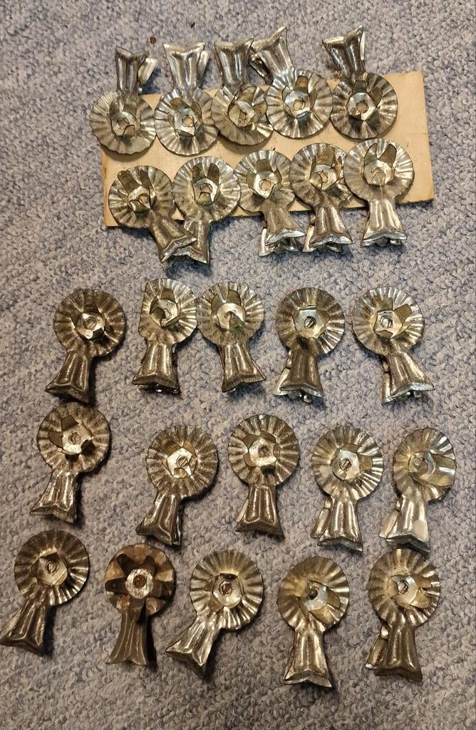 Vintage Kerstboom Kaarsenklemmen - Set van 25, Ophalen of Verzenden