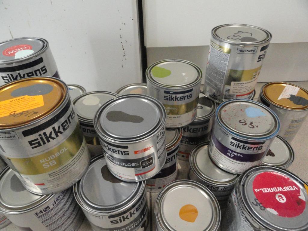 PARTIJ SIKKENS ALKYD LAK DIVERSE KLEUREN, Overige kleuren, Nieuw, Ophalen of Verzenden, Lak