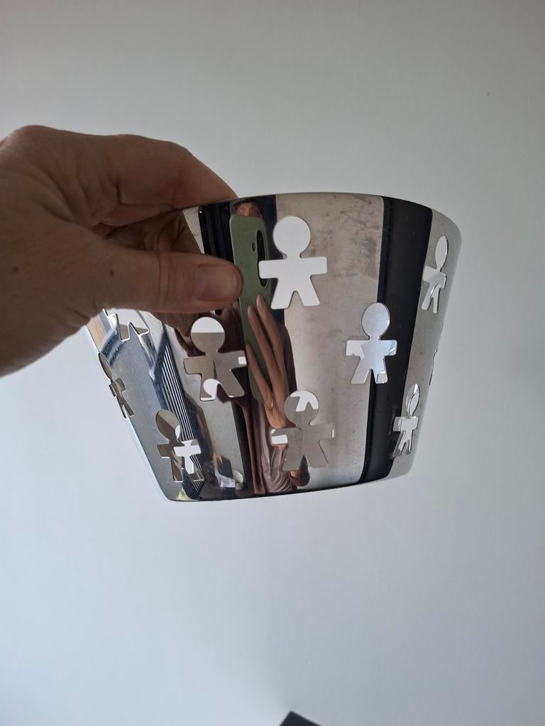 Alessi Schaal RVS - Goede Staat, Huis en Inrichting, Overige materialen, Gebruikt, Schaal, Rond