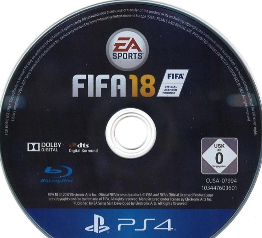 FIFA 18 voor PlayStation 4, Gebruikt, 1 speler, Ophalen of Verzenden, Eén computer