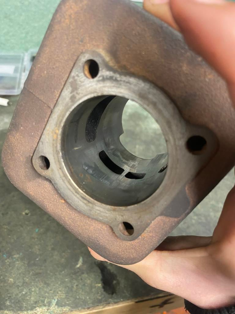 Piaggio polini corsa cilinder 70cc, Ophalen, Cilinder