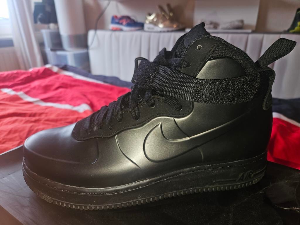 Nike Air Force 1 Foamposite Cup "Triple Black" 44, Zwart, Nike, Nieuw, Ophalen of Verzenden