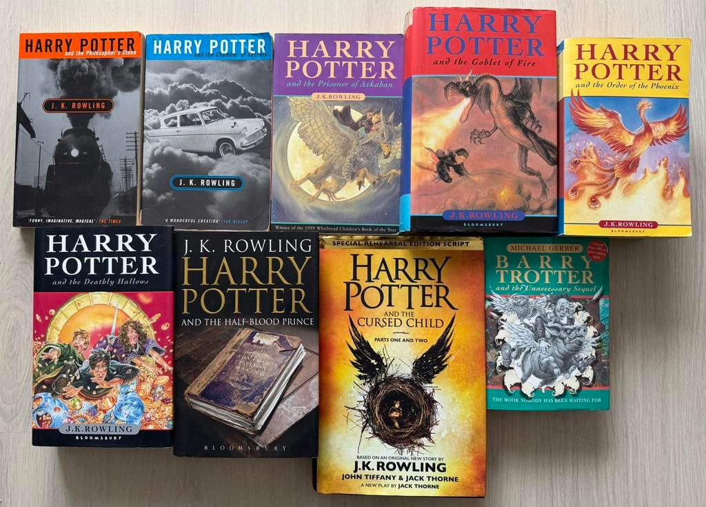 8x Harry Potter Boeken | Books English - J.K. Rowling, Boeken, Ophalen of Verzenden, Gelezen