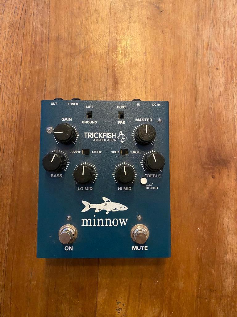 Trickfish Minnow Bass Preamp, Muziek en Instrumenten, Versterkers | Bas en Gitaar, Gebruikt, Basgitaar, 100 watt of meer, Ophalen