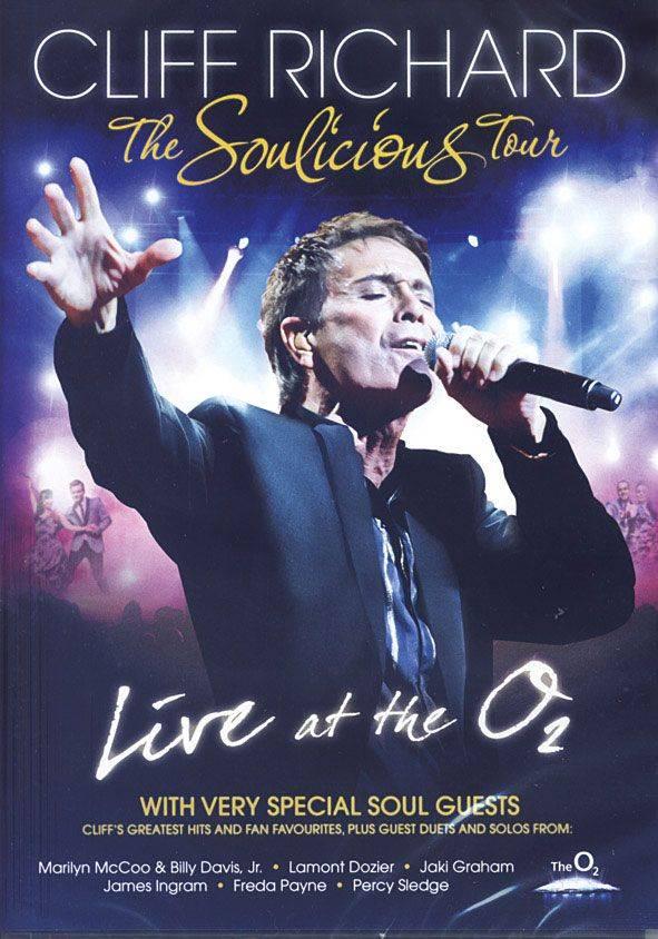 DVD Cliff Richard – The Soulicious Tour LIVE AT THE 02, Alle leeftijden, Verzenden, Zo goed als nieuw, Muziek en Concerten