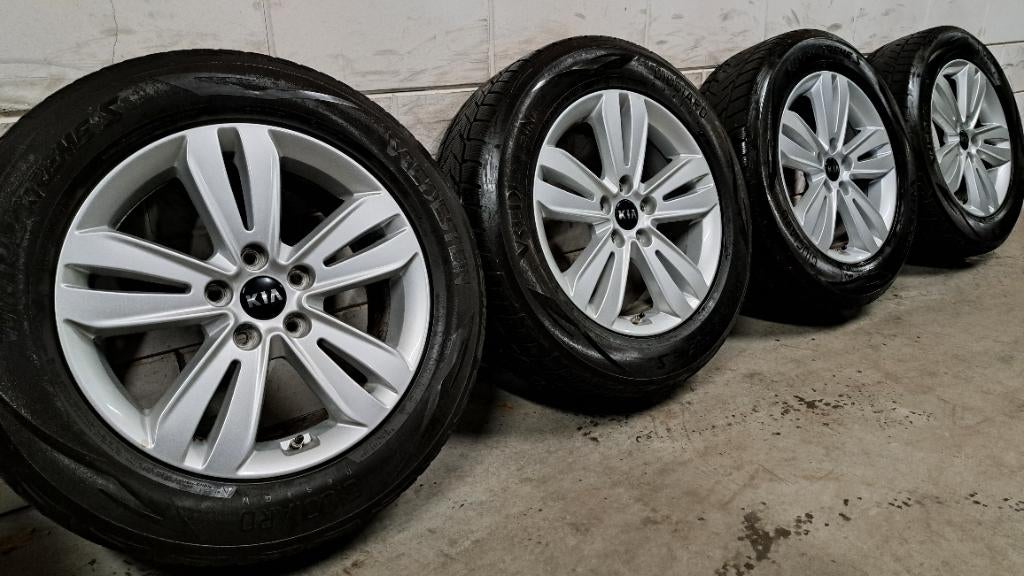 Lm-velgen Sportage ix35 Tucson Compass 4008 ASX 225/60/17, Gebruikt, Banden en Velgen, 17 inch, Personenwagen