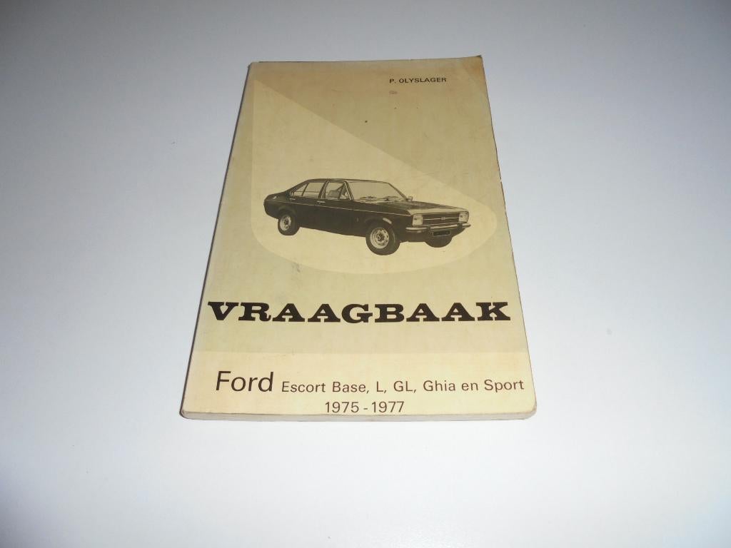 Vraagbaak Ford Escort  1975-1977, Ophalen of Verzenden