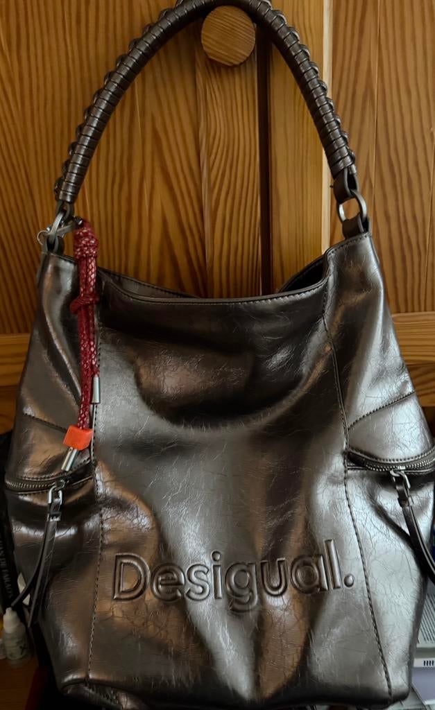 METLLIC RUGZAK van DESIGUAL, Sieraden, Tassen en Uiterlijk, Tassen | Rugtassen, Ophalen of Verzenden, Zo goed als nieuw, Overige merken