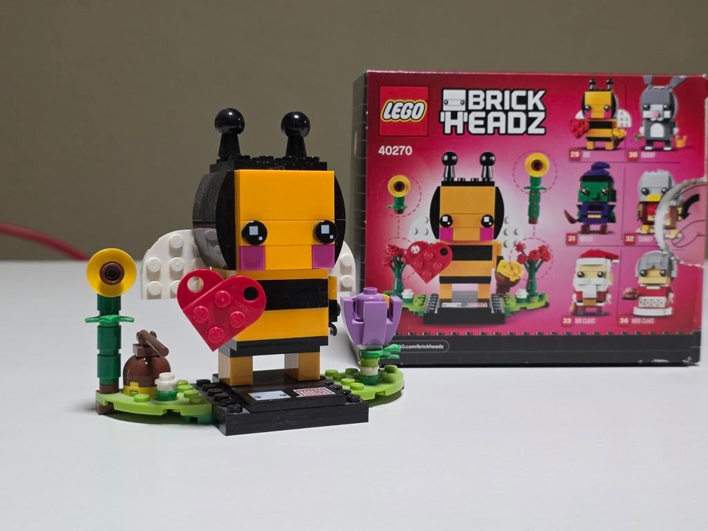 Lego 40270 BrickHeadz Bee - Compleet met doos, Ophalen of Verzenden, Zo goed als nieuw, Complete set, Lego