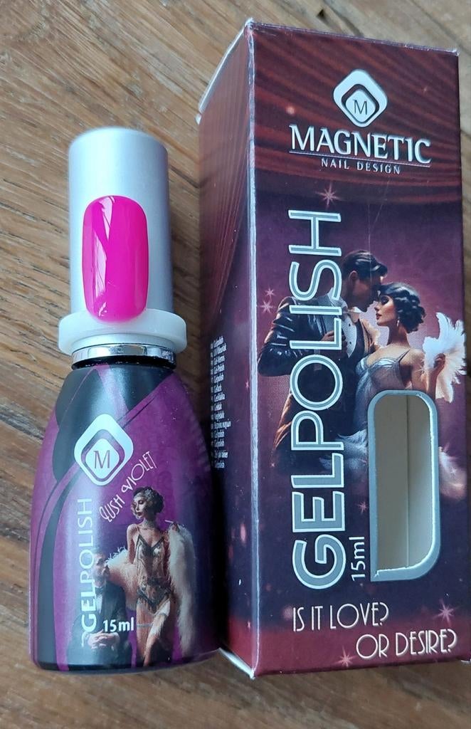 Magnetic Gelpolish Lush Violet TPO vrij, Sieraden, Tassen en Uiterlijk, Paars, Ophalen of Verzenden, Zo goed als nieuw, Handen en Nagels