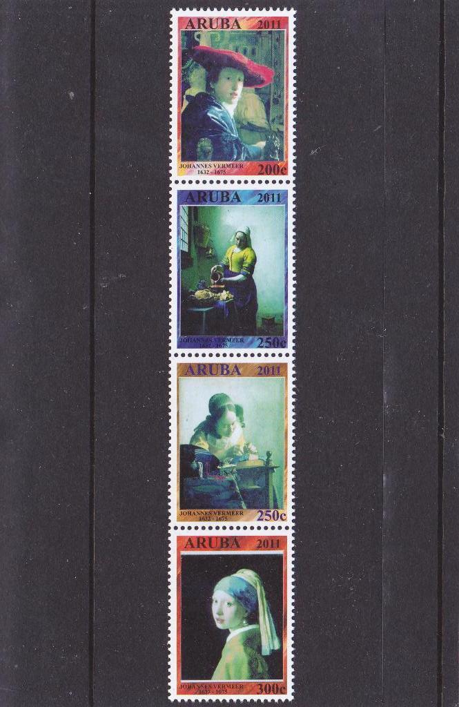 Aruba 564/67 Vermeer 2011 (S761), Verzenden, Postfris