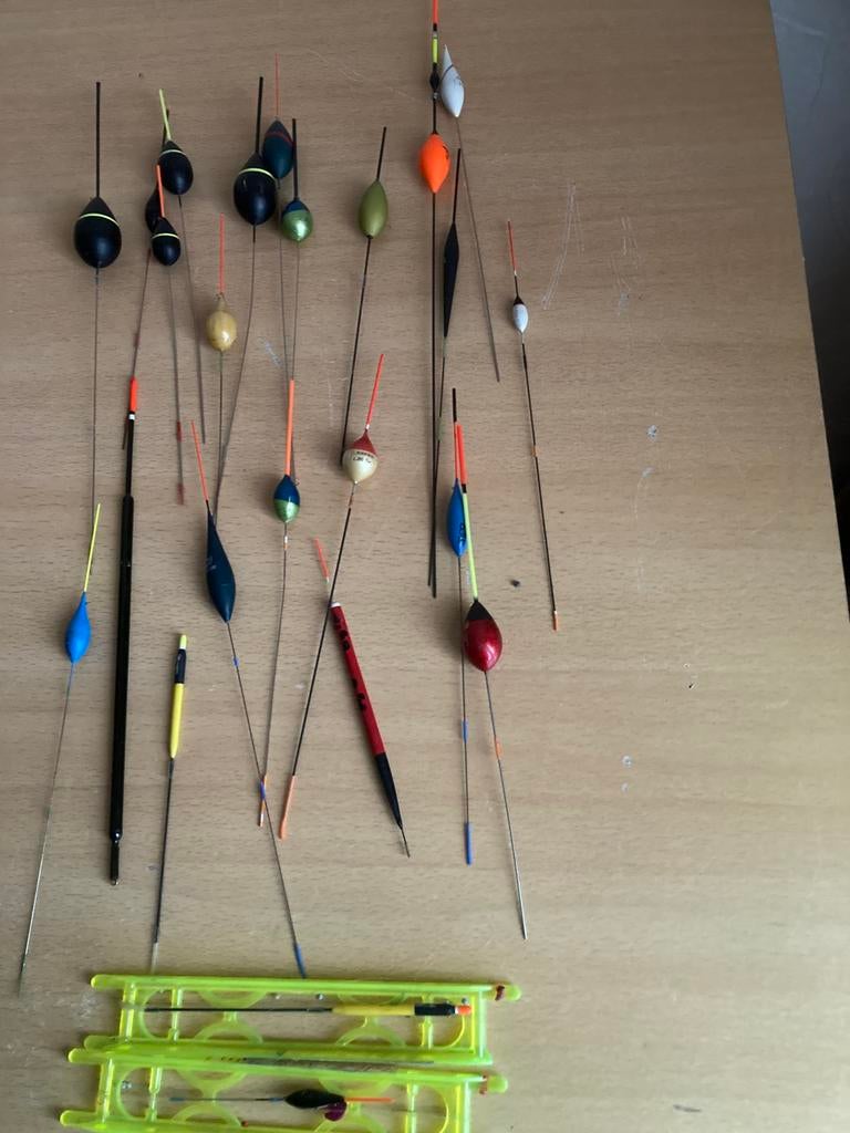Dobbers en plankjes divers, Ophalen, Zo goed als nieuw, Dobber of Lood