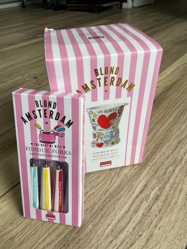 Blond Amsterdam Fondue Set - Nieuw!, Ophalen of Verzenden, Nieuw, Brander, Fondueset