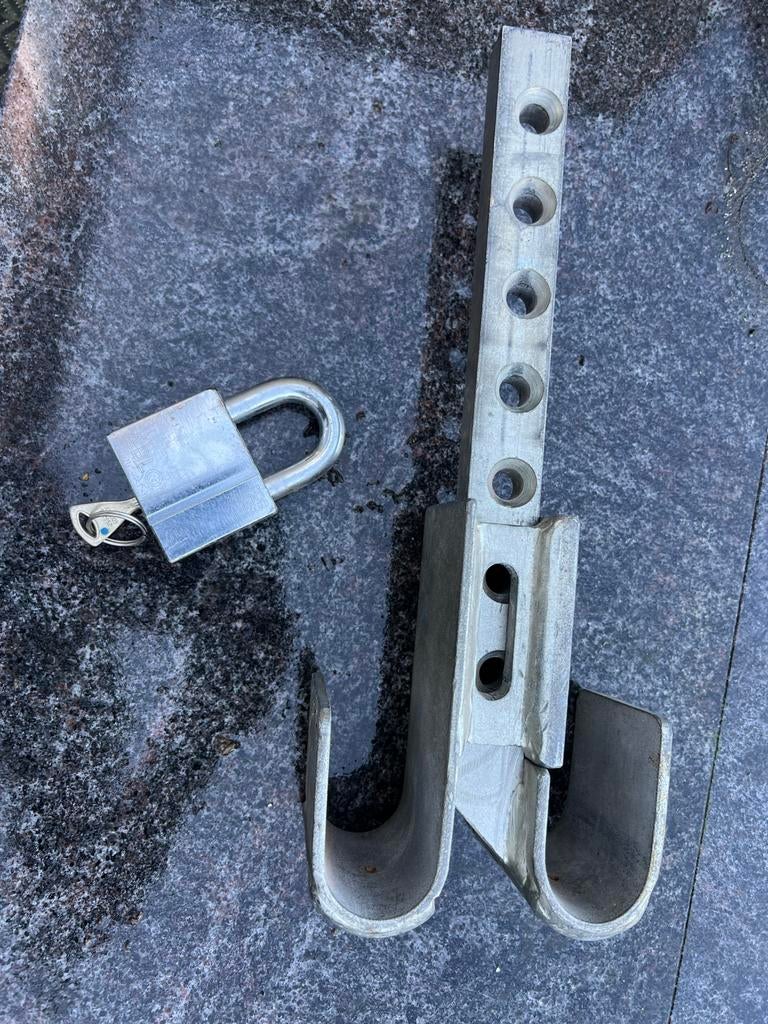 Container slot met Abloy 358 hangslot klasse 5, Ophalen of Verzenden, Gebruikt