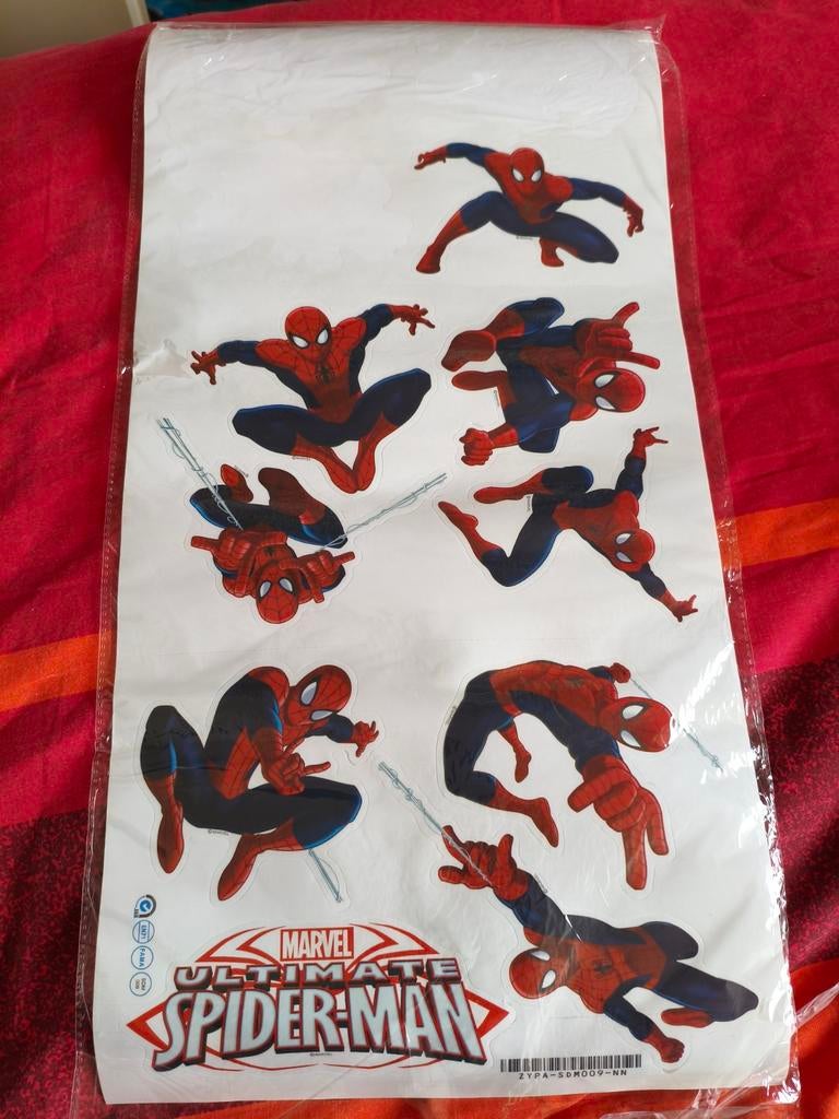 Spiderman Muurstickers - Marvel Ultimate Spiderman, Kinderen en Baby's, Kinderkamer | Inrichting en Decoratie, Ophalen of Verzenden