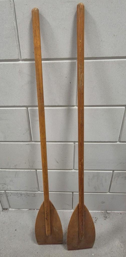 Houten peddels / roeispanen set, Ophalen, Gebruikt