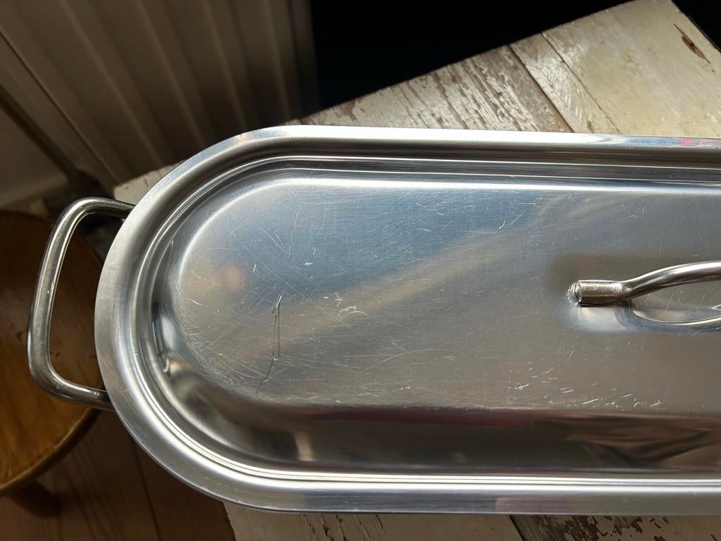 Au bain-marie pan met deksel, Huis en Inrichting, Ophalen of Verzenden, Gebruikt