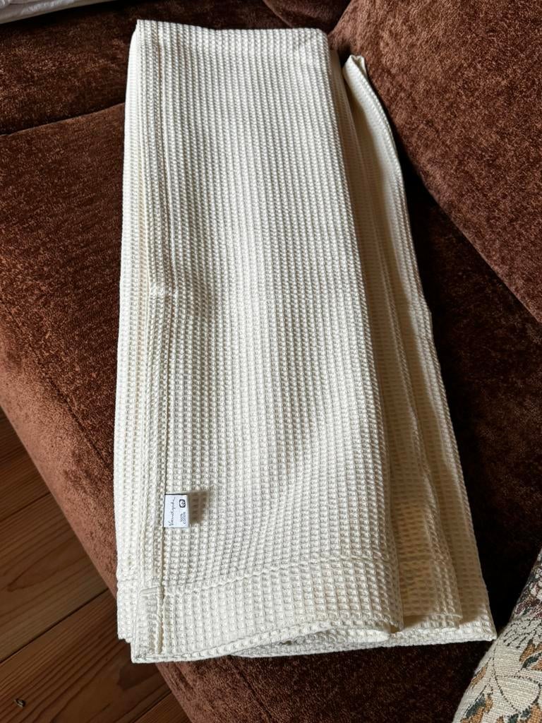 Katoenen sprei, Wit, Overige typen, Tweepersoons, Ophalen of Verzenden